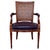 Spanish Early 20th Century Wooden Fauteuil Armchair with Leather seat For Sale - Image 15 of 18