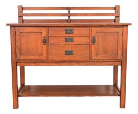Example of Stickley Brothers Credenzas and Sideboards