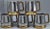 LastChance!Vintage J S T Brass & Stainless Beverage Mugs - Set of 5 For Sale - Image 4 of 9