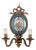 Bronze and Porcelain Sconce from Sèvres For Sale