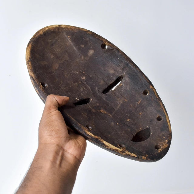 Brown Early 20th Century Lega Bwami Society Mask For Sale - Image 8 of 8