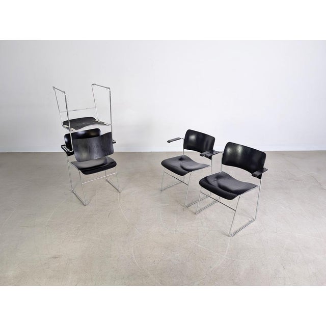 Howe 40/4 Chairs by David Rowland, Set of 4 For Sale - Image 15 of 18