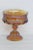 Amber Kings Crown Thumbprint Indiana Carnival Glass Amber Compote Candy Dish For Sale - Image 8 of 11