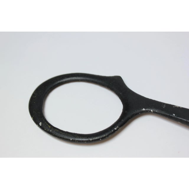 Vintage Metal Oversized Display Scissors For Sale - Image 10 of 11