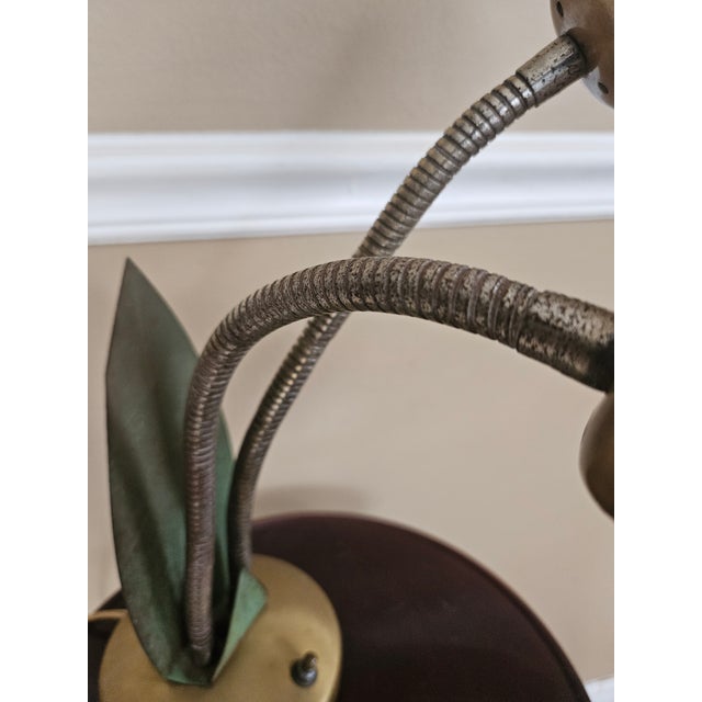 1950s Gooseneck Desk Lamp For Sale - Image 9 of 11