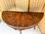 Francesco Molon Louis XVI Style Walnut Demilune Console Table- Made in Italy For Sale - Image 4 of 18