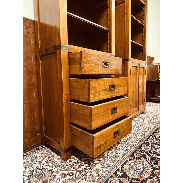 English Bookcase in Oak For Sale - Image 12 of 18