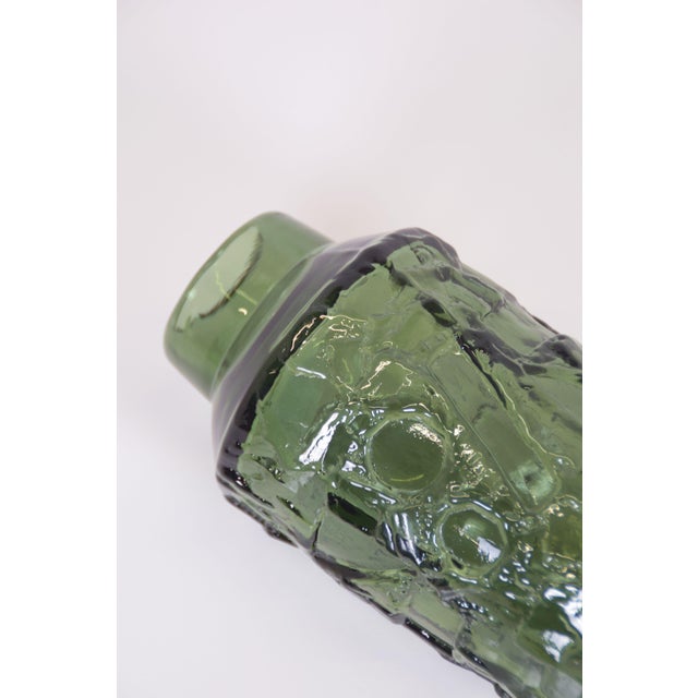 1960s Swedish Rustik Vase attributed to Göte Augustsson for Ruda Glasbruk, 1960s For Sale - Image 5 of 6