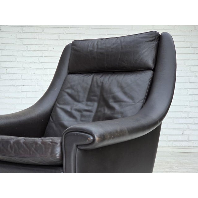 Danish Highback Swivel Armchair from Aage Christensen, 1960s For Sale - Image 17 of 18