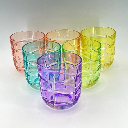 Early 21st Century Dior Maison Pastel Harmony Tortoiseshell Small Glasses With Toile Presentation Box, Complete Set of 6 For Sale - Image 5 of 17