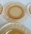 1940s 1940s Art Deco Depression Era Peach Glass Dessert Salad Plates - Set of 6 For Sale - Image 5 of 7