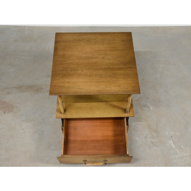 Mid 20th Century Walnut Mid 20th Century Nightstand by Henredon For Sale - Image 5 of 8
