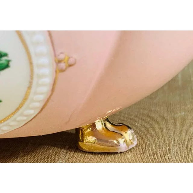 Vintage Italian Porcelain Pink Jewelry Box For Sale In New York - Image 6 of 13