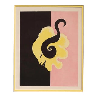 1946 French Medication Advertisement Poster - La Douleur S'envole (Pain Flies Away) Matted For Sale