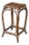 Mid-Century Modern Bentwood Woven Rattan Pedestal Table Sculpture Stand Boho 24" For Sale