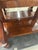 Early 19th Century Antique French Empire Style Flame Mahogany Console Table With Mirror. For Sale - Image 5 of 12