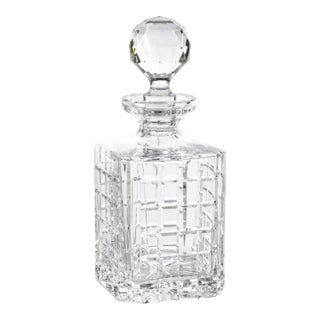 Ezekiel Crystal Glass Whiskey & Brandy Decanter For Sale