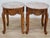 1990s Vintage French Country Pink Marble Top End Tables ~ Side Tables For Sale - Image 5 of 15