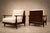 Wood Pair of Armchairs in Brazilian Rosewood & Bouclé by Liceu de Artes, 1960s – Lot 218A For Sale - Image 7 of 14