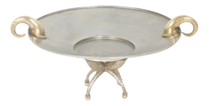 Modern Silver and Brass Bowl