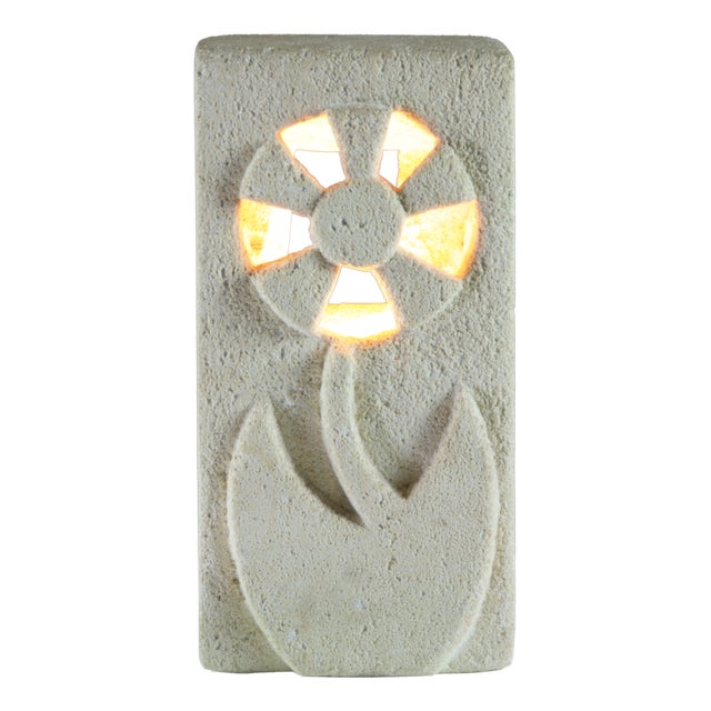 Stone Lamp by Albert Tormos, France, 1970s For Sale