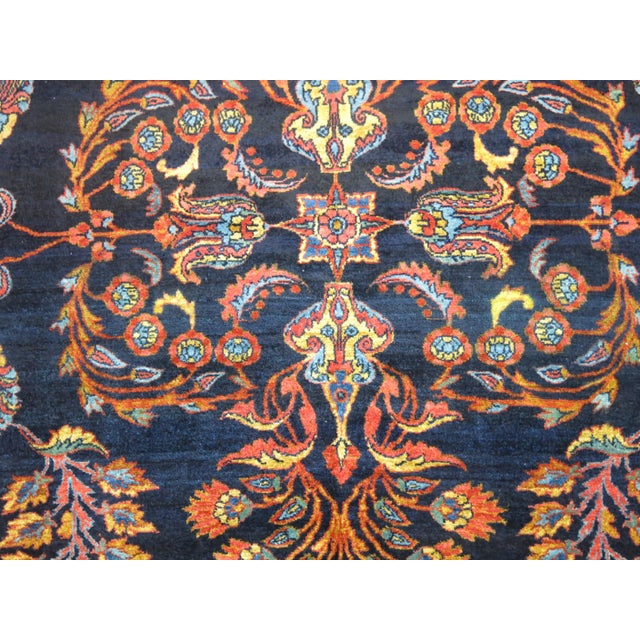 Red Antique Persian Lilihan Rug - 6'9" x 9'6" For Sale - Image 8 of 11