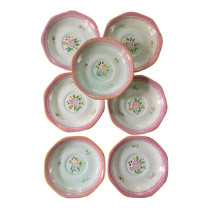 Vintage Calyx Adams 6” Saucers - Set of Seven (7)
