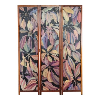 Three-Panel Screen, 1980s For Sale