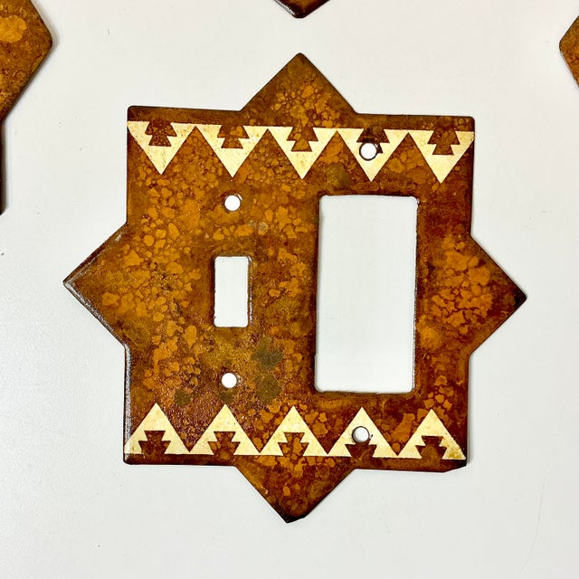 1980s Vintage Southwestern Americana Themed Light Switch and Socket Covers - Set of 6 For Sale - Image 10 of 10