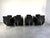 Black J. Lang Armchairs by Philippe Starck for Aleph, 1980s, Set of 8 For Sale - Image 8 of 17