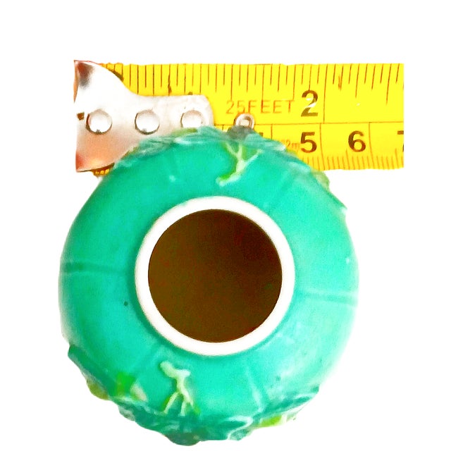 Antique Porcelain Chinese Majolica Ginger Jar Made by Wang Bing Rong For Sale - Image 4 of 7