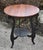 2000 - 2009 Ethan Allen Cherry Table Top End Round Black Metal Two Tier Accent Side Vintage For Sale - Image 5 of 11