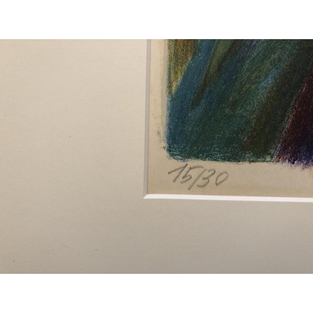 1950s Ernst Bursche, Island of Ischia, Color Lithograph, 1959 For Sale - Image 5 of 6