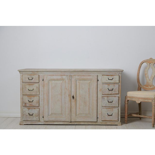 Swedish Country Sideboard with Drawers and Doors For Sale - Image 5 of 14