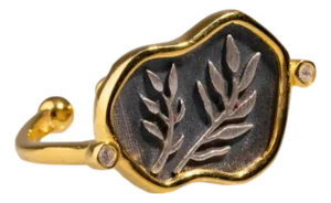 Eternal Peace Olive Branch Ring, Size 5