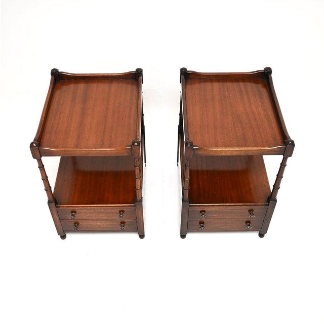 Antique Georgian Side Tables, 1950, Set of 2 For Sale - Image 6 of 11