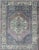 Textile Purple and Teal Vintage Turkish Oushak Rug With Floral Layered Medallion Design For Sale - Image 7 of 7