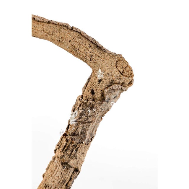 French Faux Wood Stone Benches, Set of 3 For Sale - Image 14 of 18