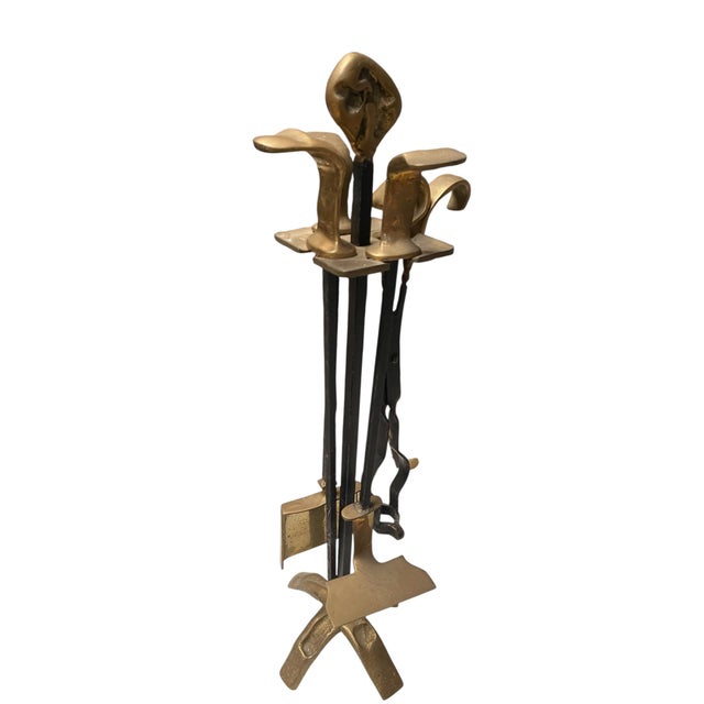 Fireplace Tools by David Marshall, 1970s, Set of 5 For Sale - Image 9 of 9