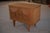 Brown Brutalist Bedside Table in Oak and Oak Veneer, 1960s For Sale - Image 8 of 14