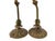 A Pair of Tôle Peinte Floral Form Table Lamps For Sale - Image 4 of 9