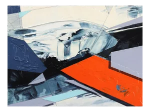 "Abstract Landscape #137" Contemporary Acrylic Painting by Paul Kirley