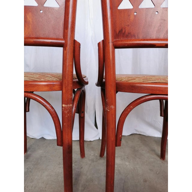 Vintage Italian Bistro Chairs, 1980s, Set of 6 For Sale - Image 9 of 18