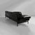 Antonio Citterio Italian Modern Black Leather Sofa attributed to Antonio Citterio and Paolo Nava for B&B Italia, 1980s For Sale - Image 4 of 18
