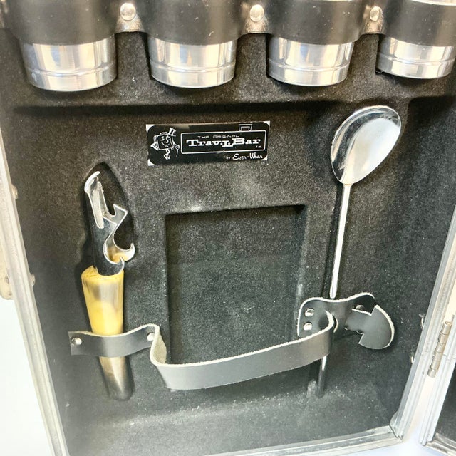 1960s Mid-Century Boho Chic Americana Original Travel Bar by Ever Wear For Sale - Image 6 of 14