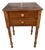 A Nice Antique Pennsylvania Sheraton Cherry and Tiger Maple 2 Drawer Side Table, Circa 1830’s For Sale