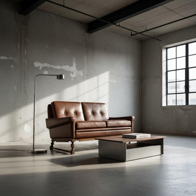 Danish Two-Seater Lounge Sofa by Svend Skipper for Skippers Furniture, Denmark, 1960s For Sale - Image 13 of 14