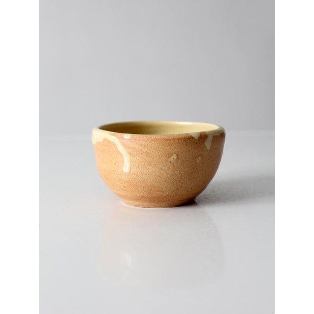 Late 20th Century Vintage Handmade Studio Pottery Bowl For Sale - Image 5 of 10