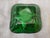 Chunky 60's Blenko Style Green Glass Catchall Ashtray For Sale - Image 11 of 15