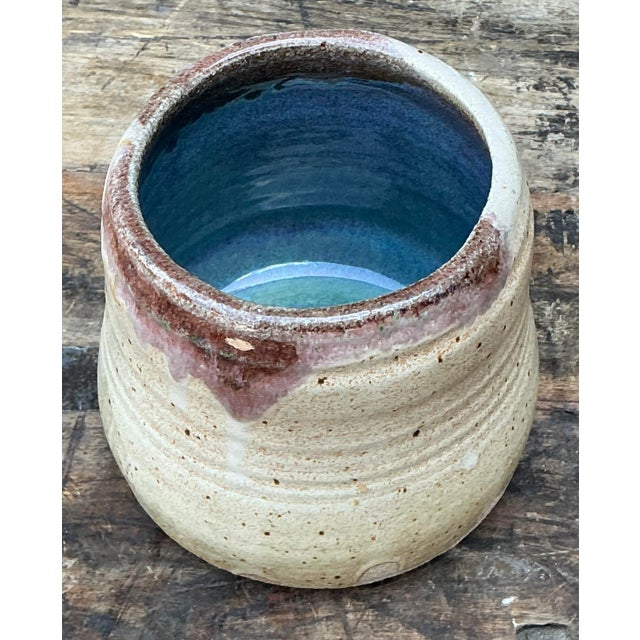 This soulful studio pottery vessel is a testament to the organic beauty of wabi-sabi design and the high-end artisanal...